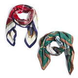 Tartan Silky Scarf (Two Color Options)