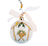 Peace on Earth Nativity Ornament