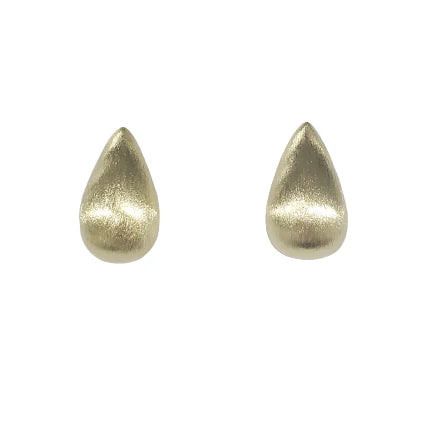 Sheila Fajl Serene Studs in Brushed 18K Gold Plate