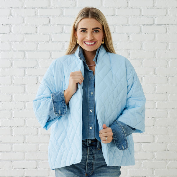 Penny Puffer in Light Blue