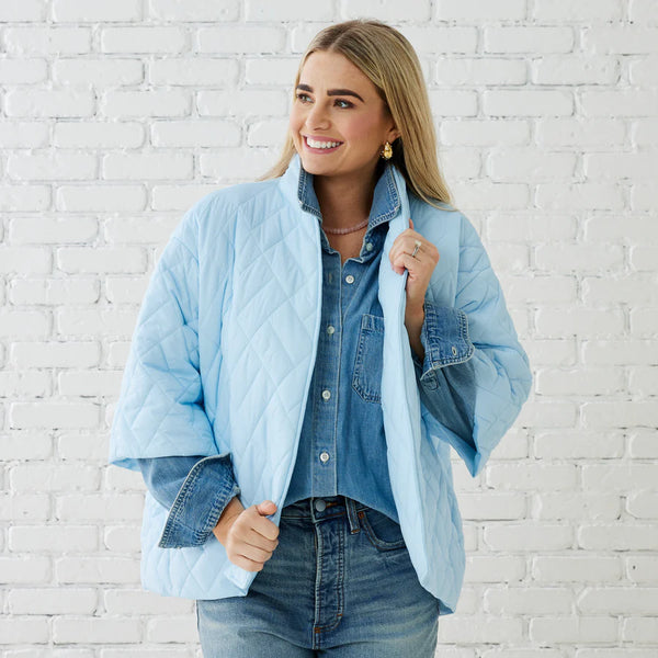 Penny Puffer in Light Blue