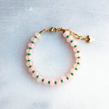 Candy Stone Beaded Bracelet (Three Color Options)