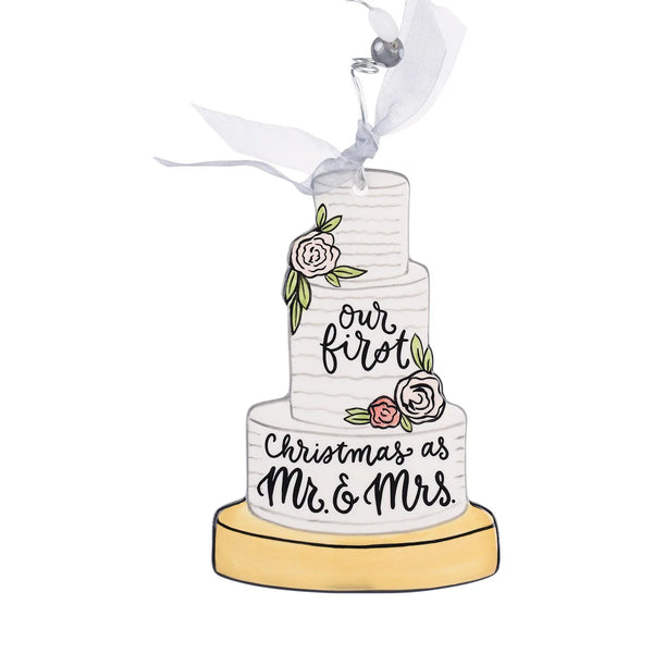 Wedding Cake Flat Ornament