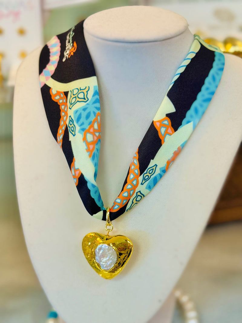 Knotty Bling Scarf Necklace (Multiple Style Options)