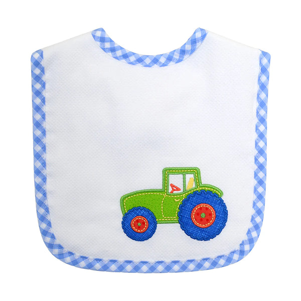 3 Martha's Feeding Bib Tractor