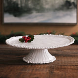 Beatriz Ball VIDA Alegria Pedestal Cake Plate White