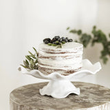 Beatriz Ball VIDA Havana Pedestal Cake Plate in White