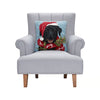Holiday Black Lab Pillow