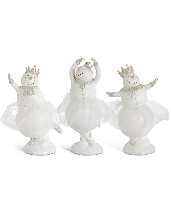 Snow Lady Ballerinas with Tulle Tutu (3 Style Choices)