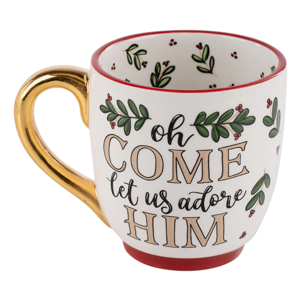 Let Us Adore Him Mug
