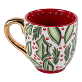 Merry Christmas Holly Mug