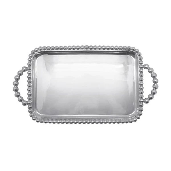 Mariposa Pearled Medium Servie Tray