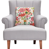 "Spring Fling Pillowgarden Party" Butterfly Hook Pillow - Suzanne Nicoll