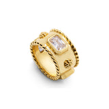 Capucine De Wulf Berry Band in Clear Cubic Zirconia (Multiple Size Options)