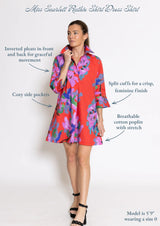 House of MBR Miss Scarlet Ruthie Shirt Dress Short