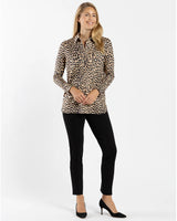 Jude Connally Hadley Top in Cheetah Gold Jude Cloth