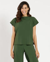 Jude Connally Tillie Top in Loden Green