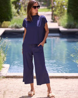 Jude Connally Lolly Pant in Lightweight Navy Jude Cloth