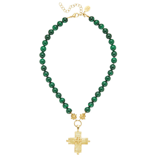 Susan Shaw Magellan Cross Necklace