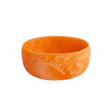 Beatriz Ball RESIN Sorbet Large Round Bowl Tangerine