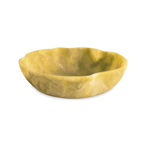 Beatriz Ball RESIN Sorbet Large Wavy Round Bowl in Matcha