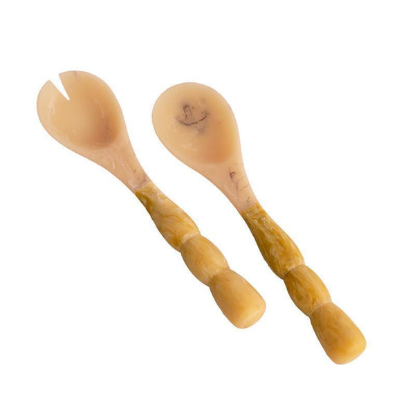 Beatriz Ball RESIN Sorbet Salad Servers in Matcha