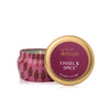 Capri Blue Tinsel and Spice Artisan Winter Bazaar Mini Tin
