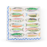 Mackenzie Childs Go Fish Cocktail Napkins