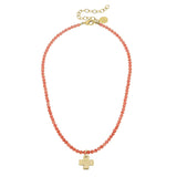 Susan Shaw Alys Cross Necklace (Multiple Color Choices!)