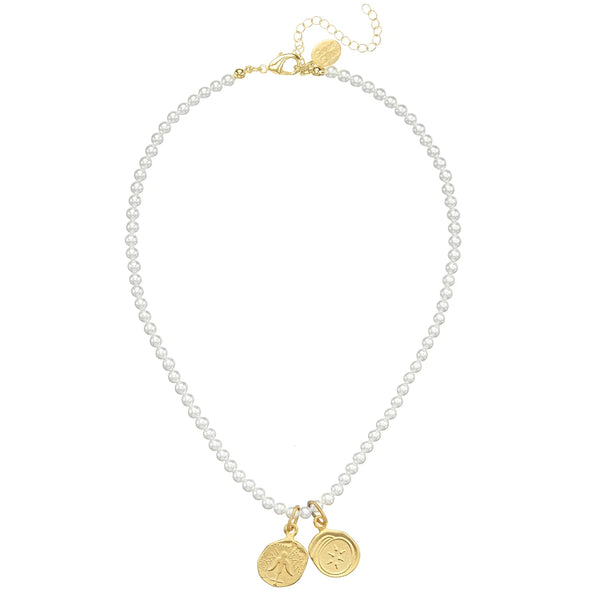 Susan Shaw Widow's Mite Pearl Necklace
