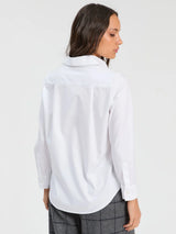Vilagallo Multicolor Frogging White Blouse