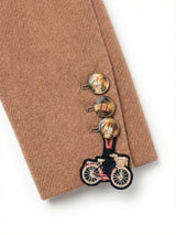 Vilagallo Camel Wool Coat