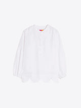 Vilagallo Wavy White Blouse