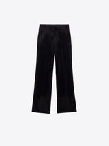 Vilagallo Black Velvet Trousers
