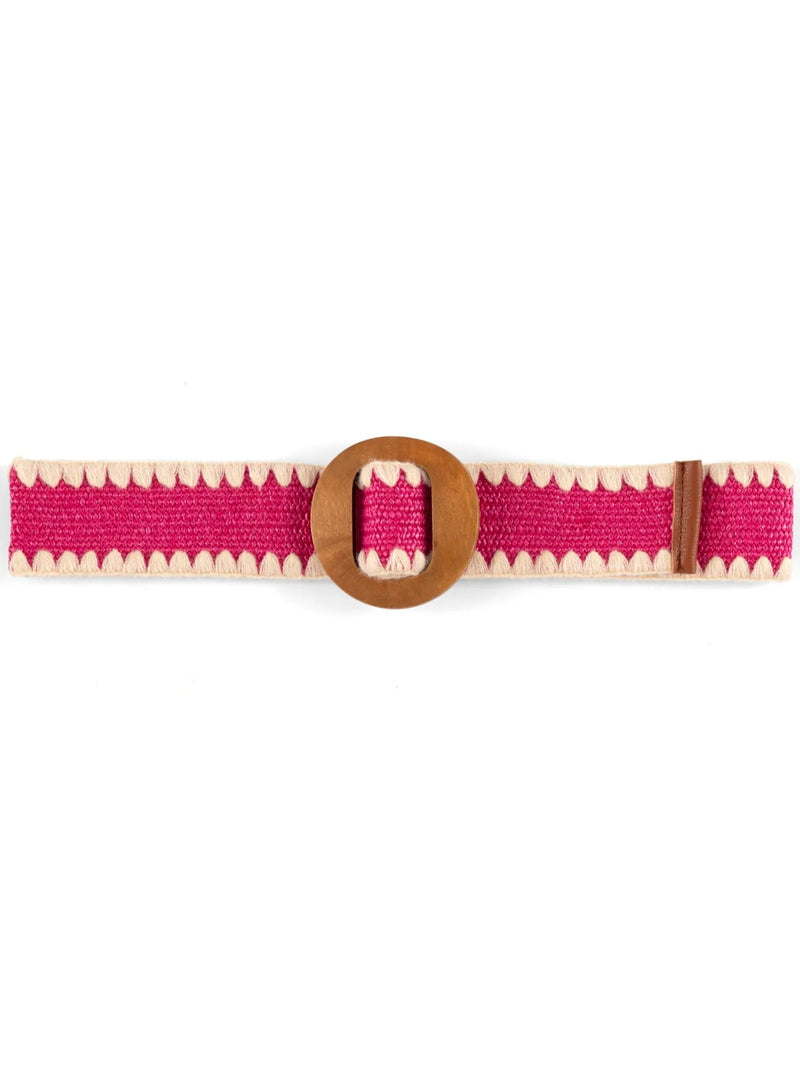 Kayla Belt in Magenta