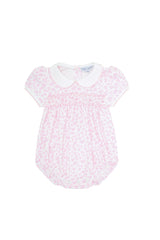 Nellapima Pink Cheetah Print Smocked Bubble