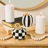 Mackenzie Childs Check Petite Pumpkin (multiple color options)