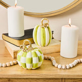 Mackenzie Childs Check Petite Pumpkin (multiple color options)