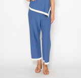 JOH Kiara Crepe Knit Pant in Blue