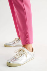 JOH Felix Stretch Crepe Knit Pant in Pink
