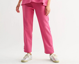 JOH Felix Stretch Crepe Knit Pant in Pink