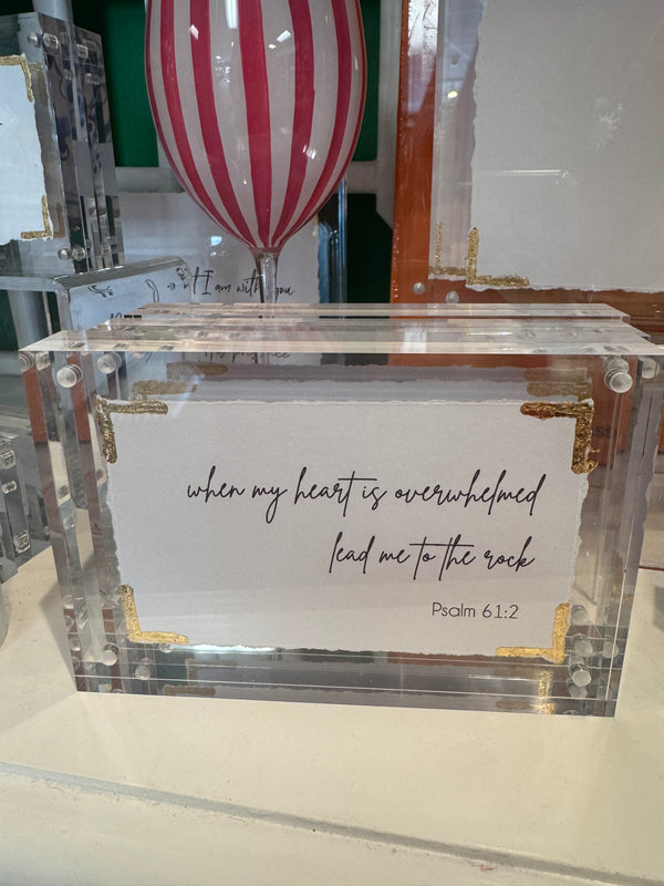 Acrylic Scripture Block (Multiple Style Options)