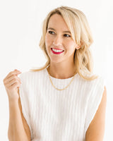 Susan Shaw Basic Gold Medium Paper Clip Chain