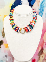 The Sariah Necklace with Round Pearl (Three Color Options)