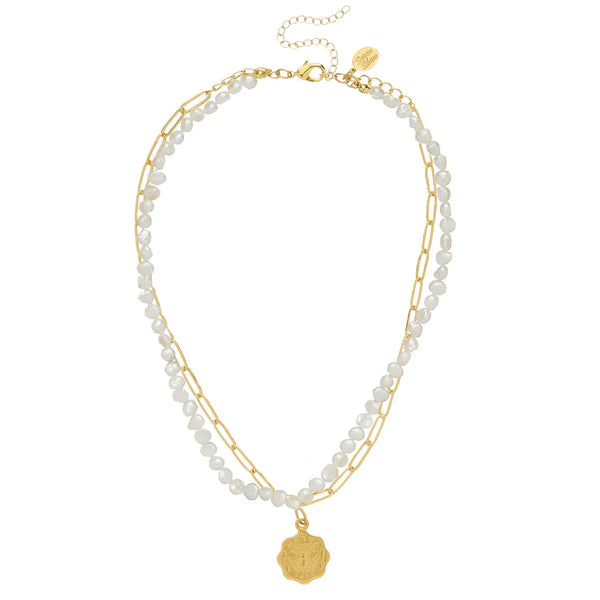 Susan Shaw Piper Paperclip Necklace