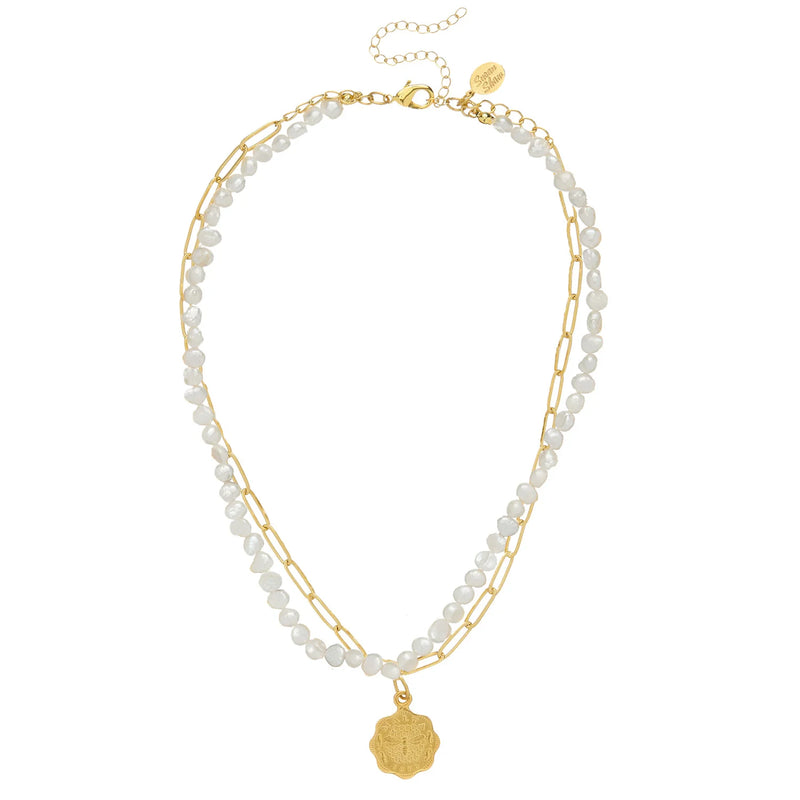 Susan Shaw Piper Paperclip Necklace