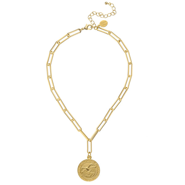 Susan Shaw USA 250 Paperclip Necklace