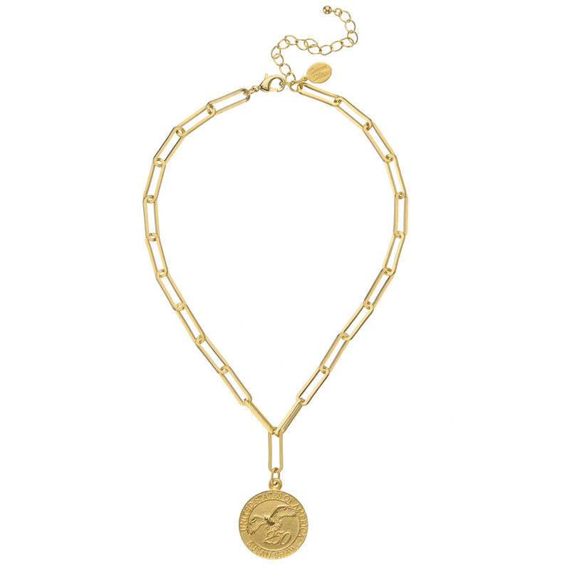 Susan Shaw USA 250 Paperclip Necklace