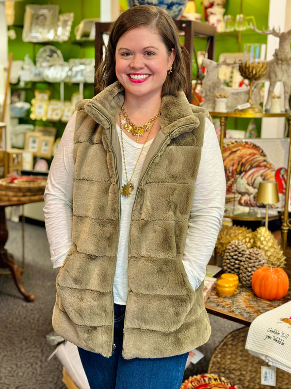 Dylan Fur Love Long Vest