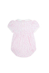 Nellapima Pink Cheetah Print Smocked Bubble